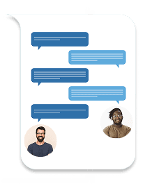 Interface de consultation par clavardage